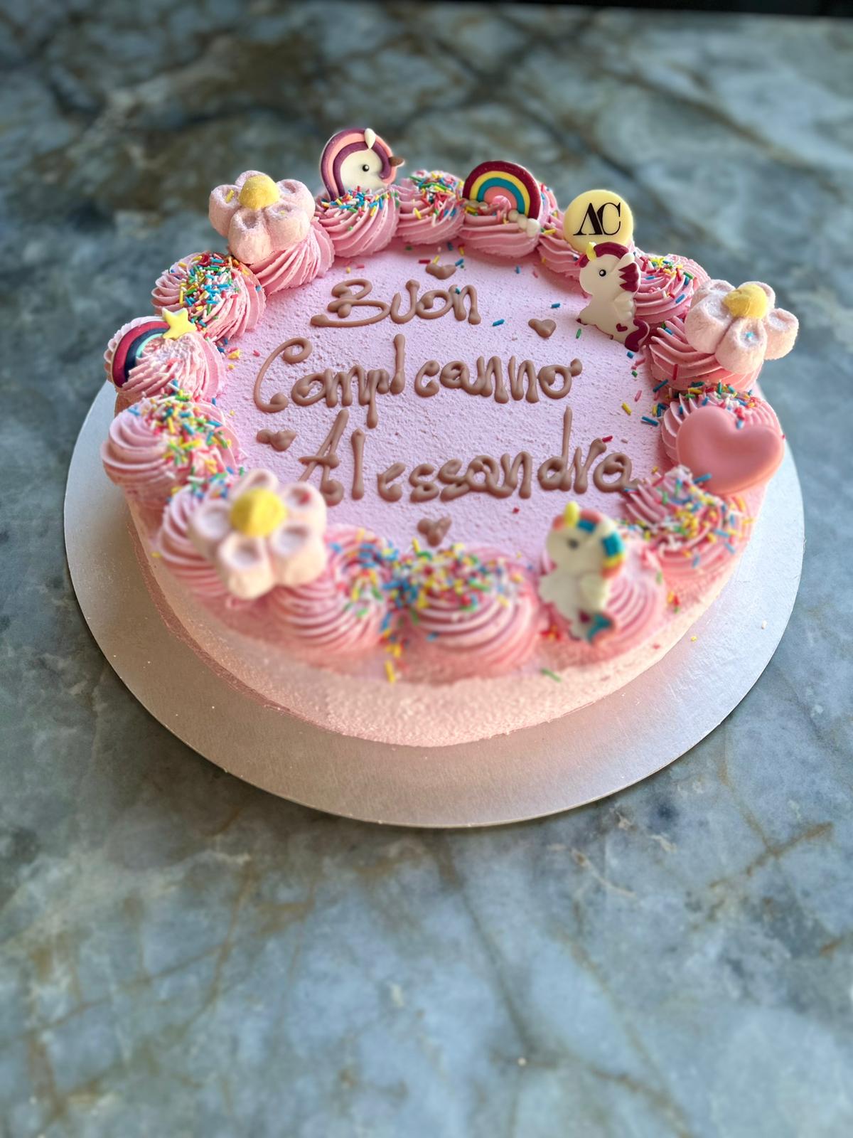 Torta Buon Compleanno Alessandro