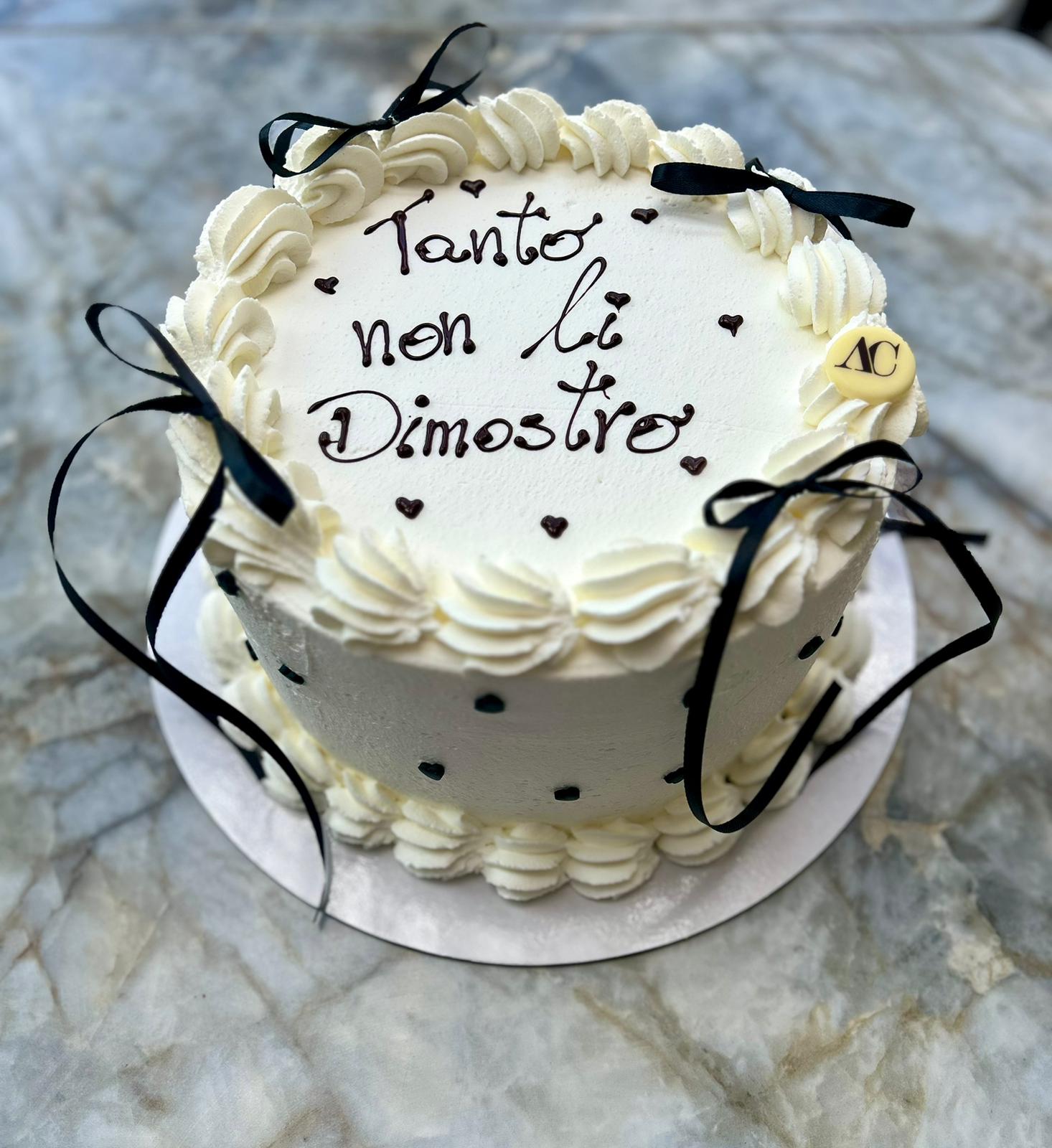 Torta Compleanno Antonio Caputo Pasticciere Altamura